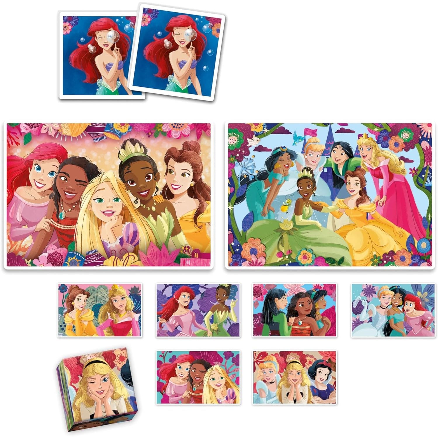 Clementoni Edukit Disney Princess 4-In-1 Jigsaw Puzzle 30 & 48-Piece Puzzles CL18297 Age- 3 Years & Above