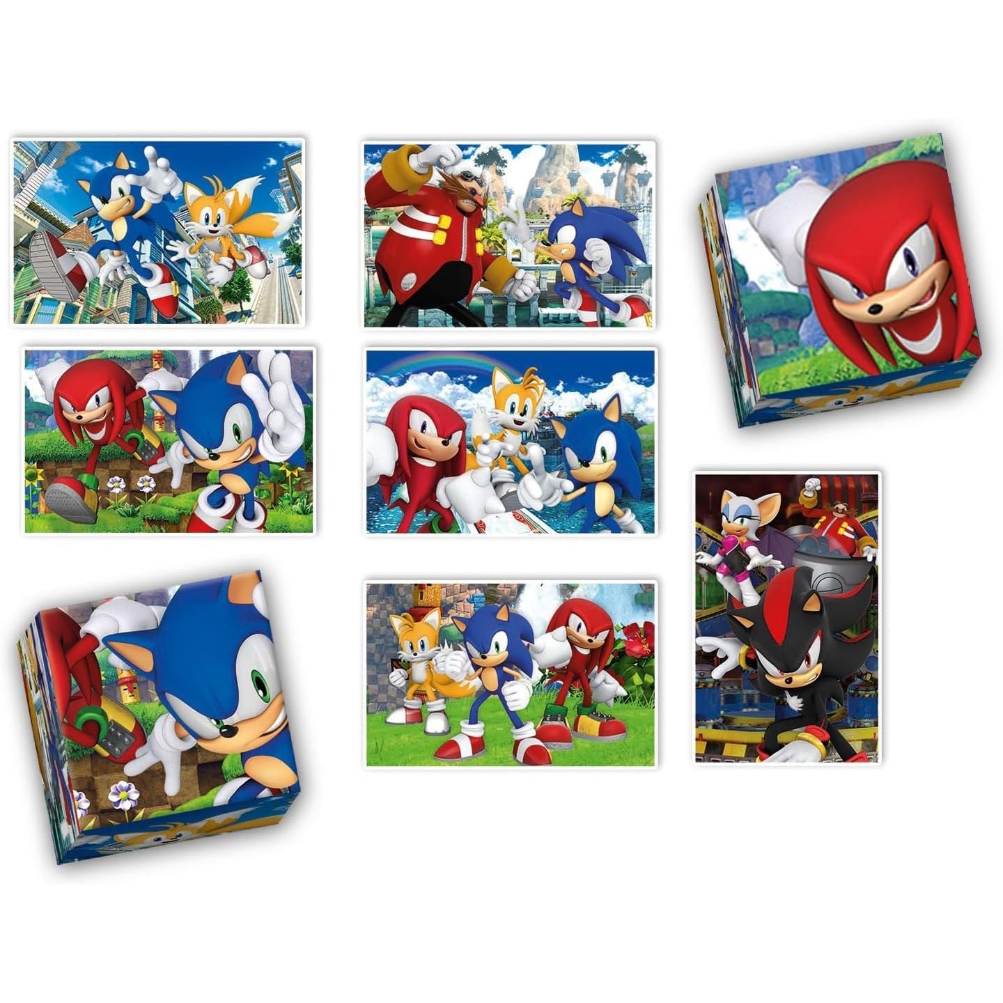 Clementoni Edukit Sonic 4In1 4-In-1 Jigsaw Puzzle 30 & 48-Piece Puzzles CL18318 Age- 3 Years & Above