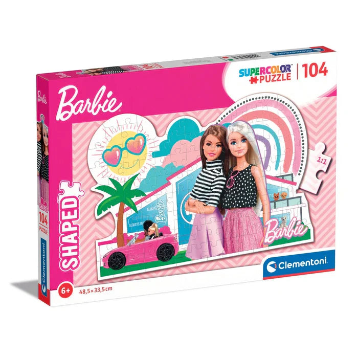 Clementoni Mattel Barbie Vacation Themed 104 Pieces Super Color Jigsaw Puzzle Age-5 Years & Above