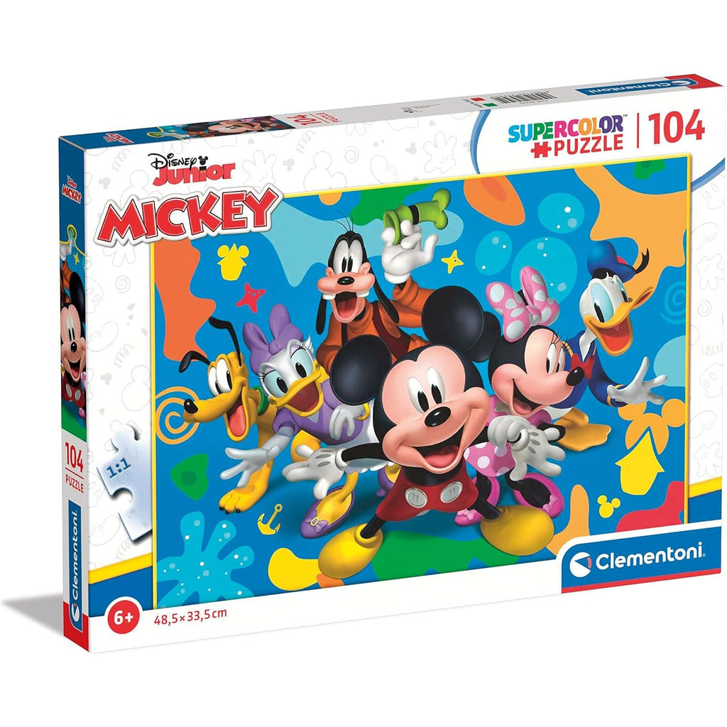 Clementoni Mickey And Friends Kids Puzzle 104 Pieces  Age- 6 Years & Above