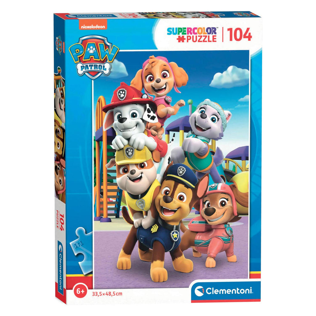 Clementoni Paw Patrol 2 2023 104 Pieces Super Color Jigsaw Puzzle Age-5 Years & Above
