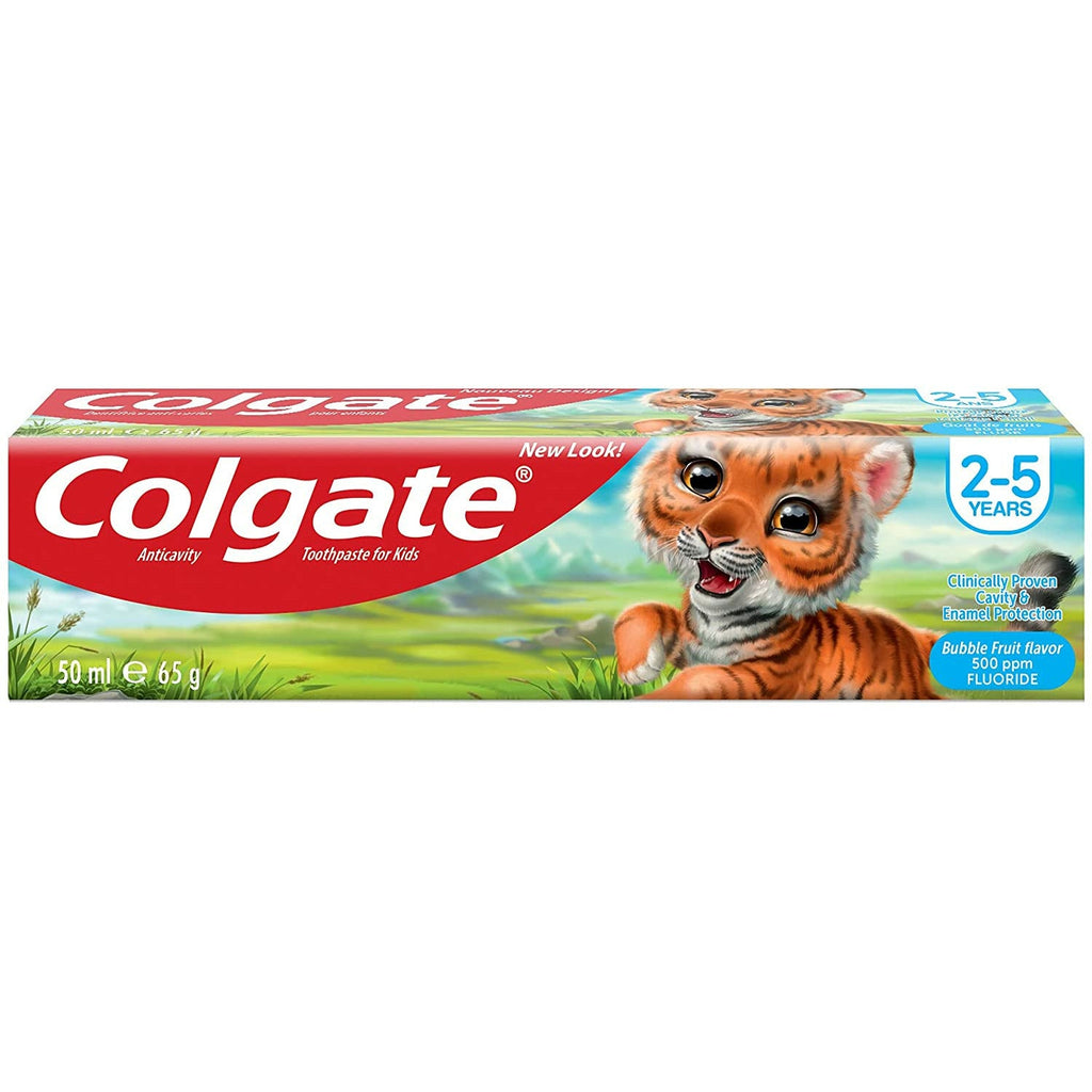 Colgate Kids Bubble Fruit Toothpaste 50ml 2-5 Years