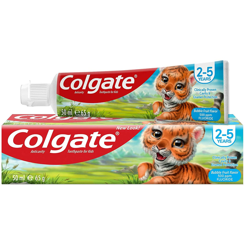 Colgate Kids Bubble Fruit Toothpaste 50ml 2-5 Years