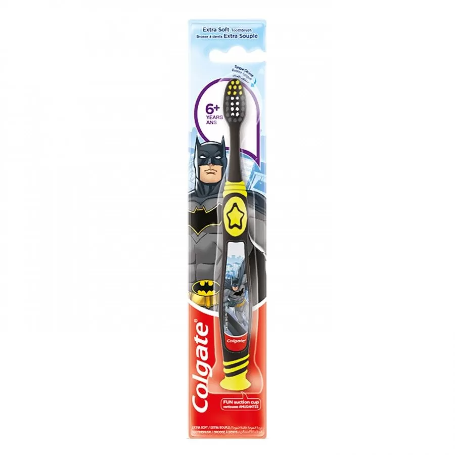 Colgate Kids Cartoon Toothbrush Batman/Barbie 6 Years and Above