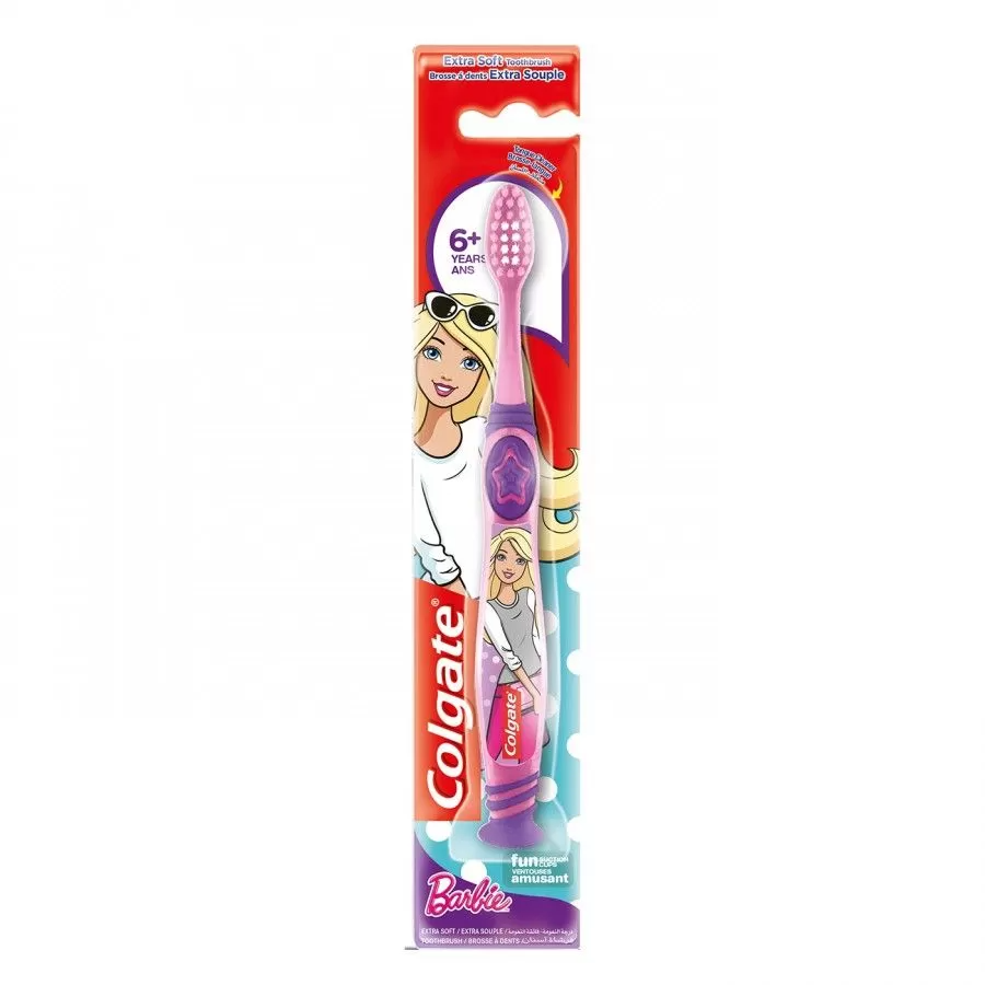 Colgate Kids Cartoon Toothbrush Batman/Barbie 6 Years and Above