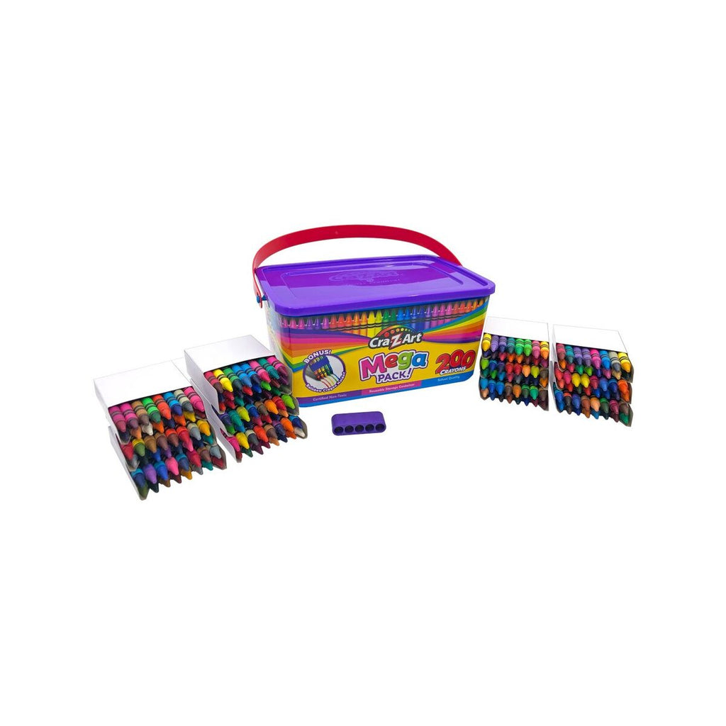Cra-Z-Art 200 Mega Pack Crayons Age- 2 Years & Above