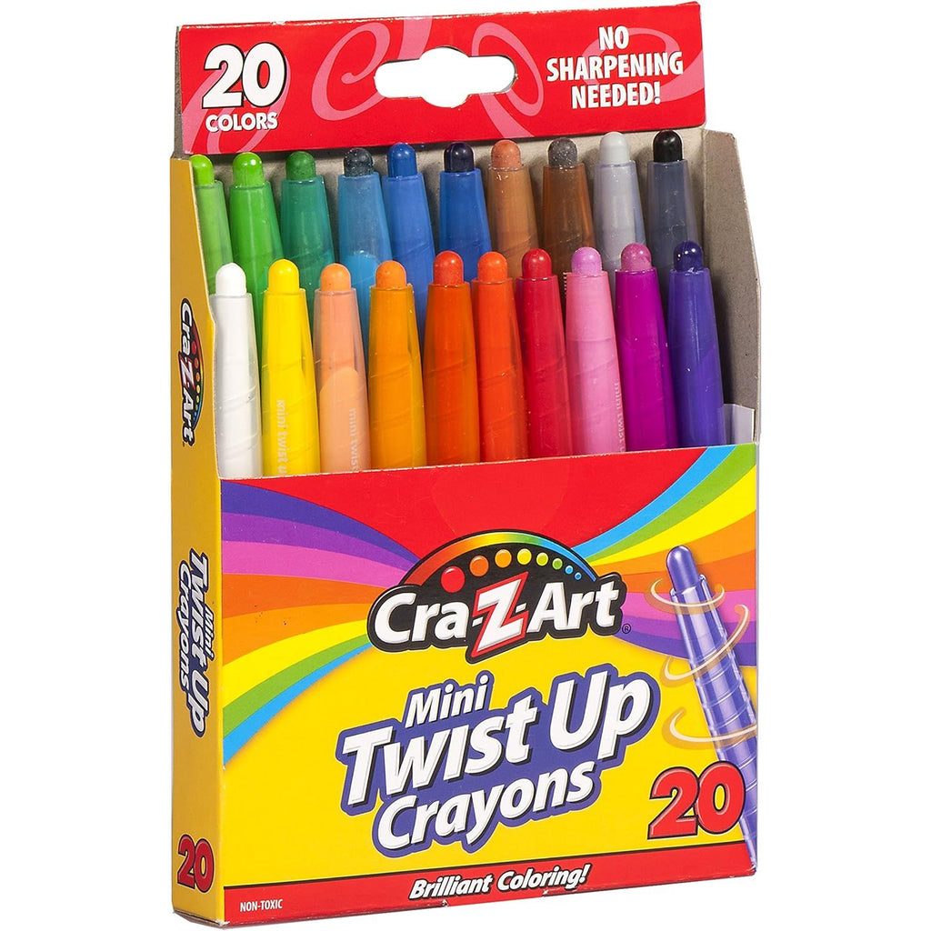 Cra-Z-Art 20 Mini Twist Up Crayons Multicolor Age- 3 Years & Above