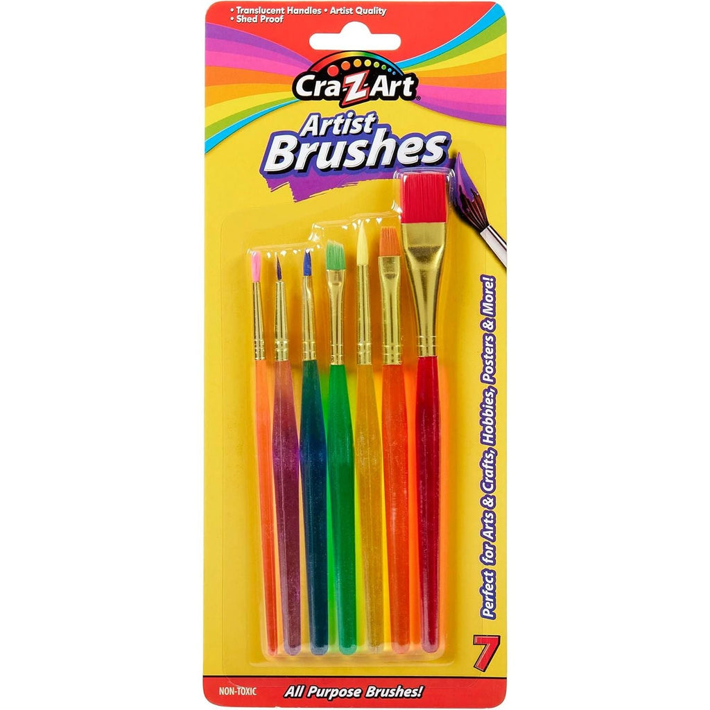 Cra-Z-Art 7 ct Artist Brushes Multicolor Age- 3 Years & Above