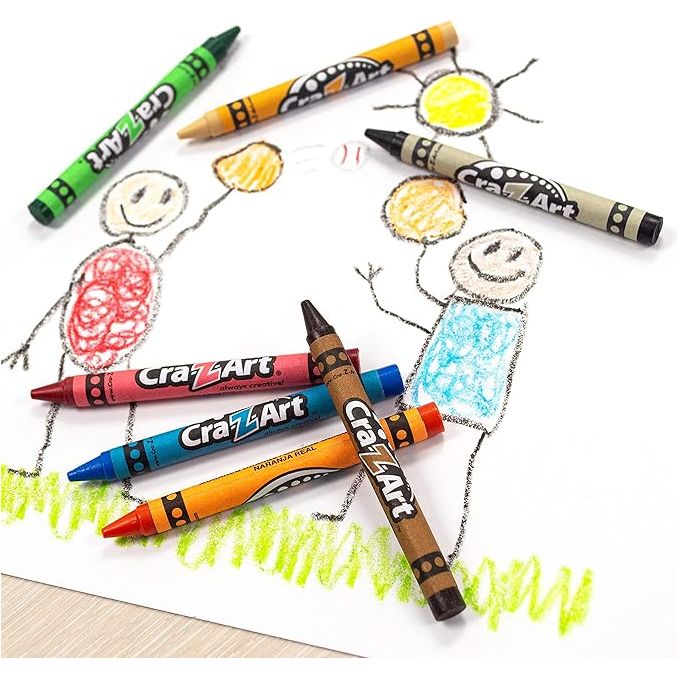 Cra-Z-Art Mega Coloring Kit with 96 Crayons, Sharpener & Bonus Marker Age- 2 Years & Above