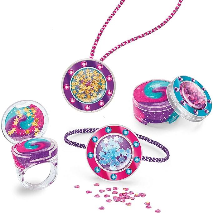 Shimmer 'n Sparkle Glitter & Gem Lip Gloss Lockets Age- 8 Years & Above