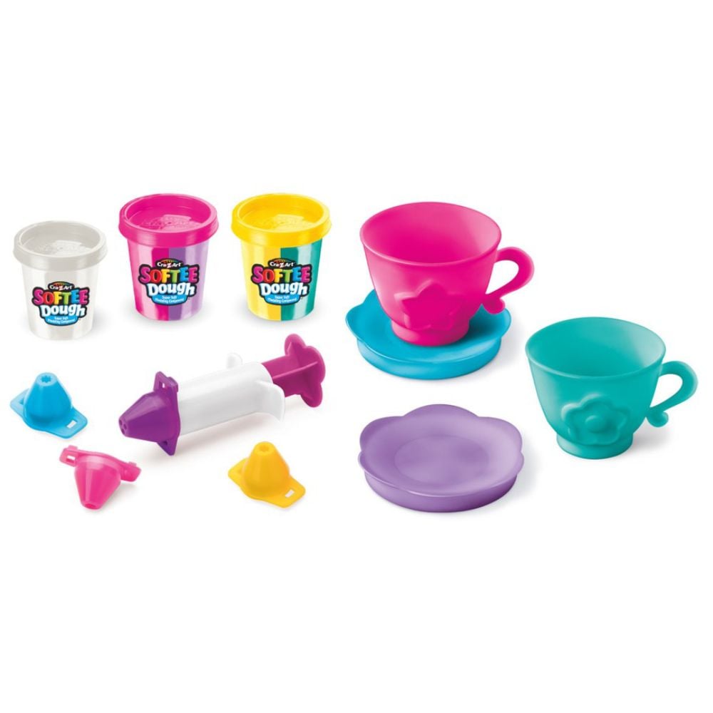 Softee Dough Fancy Tea Party Modelling Clay Playset Age- 3 Years & Above