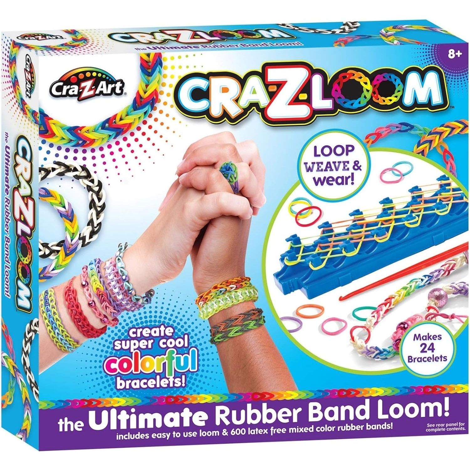 Cra-Z-Loom Ultimate Rubber Band Loom (assorted) Multicolor Age-8 Years & Above