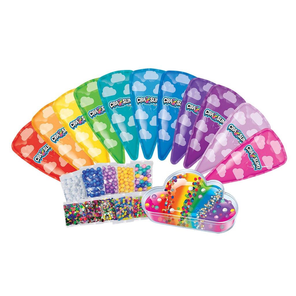 Cra-Z-Slimy Deluxe Rainbow Slimy Creations Pack of 11 Age- 6 Years & Above