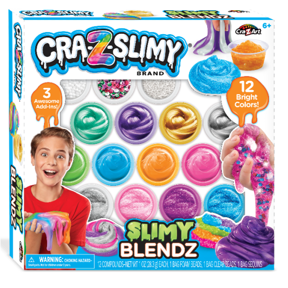 Cra-Z-Slimy Slimy Blends Pack of 12 Multicolor Age-6 Years & Above