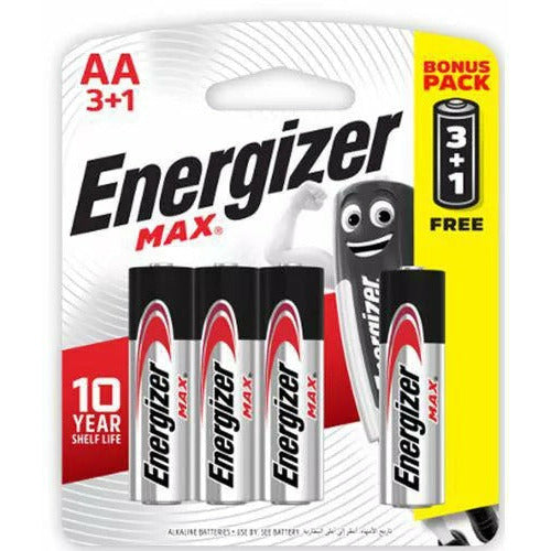 ENERGIZER BATTERIES4 AA (3+1)