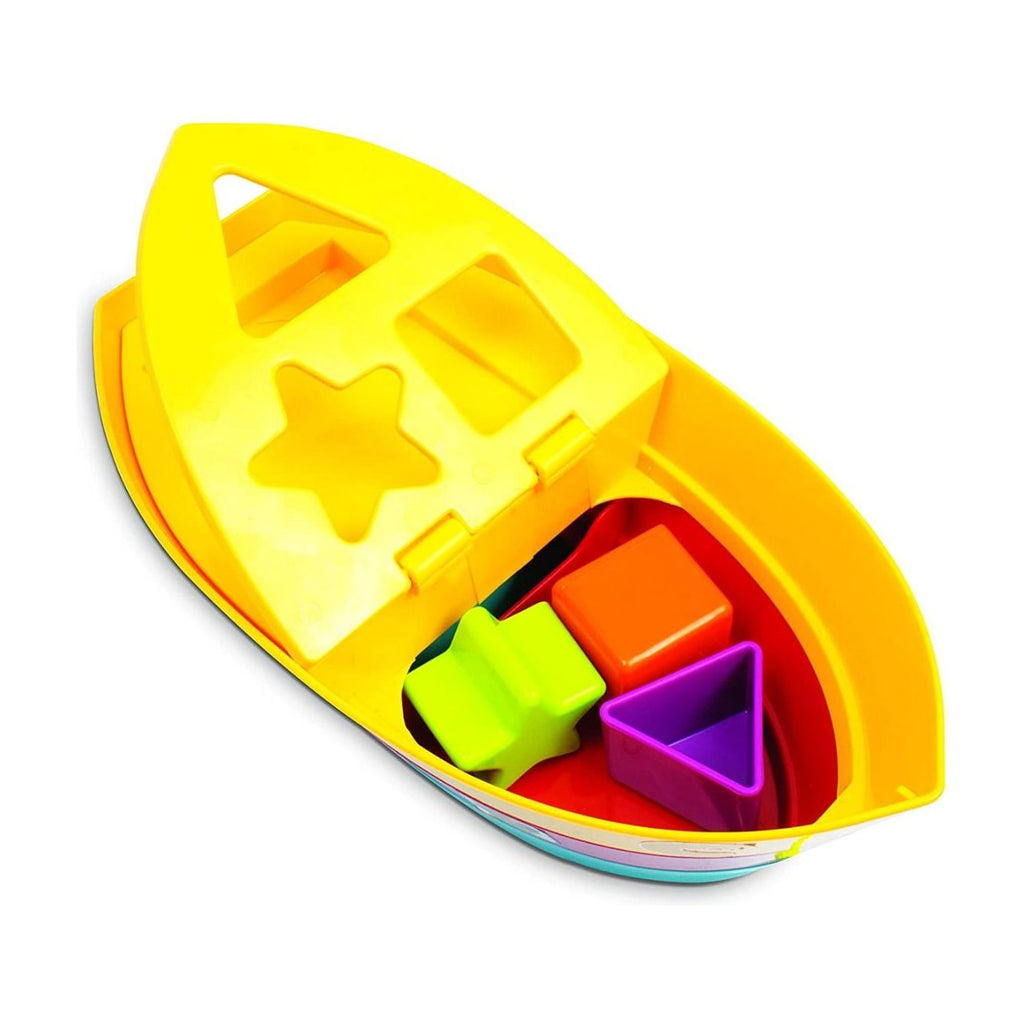 Funskool 4 in 1 Fun Stack, Sort & Push Boat Multicolor Age- 12 Months & Above