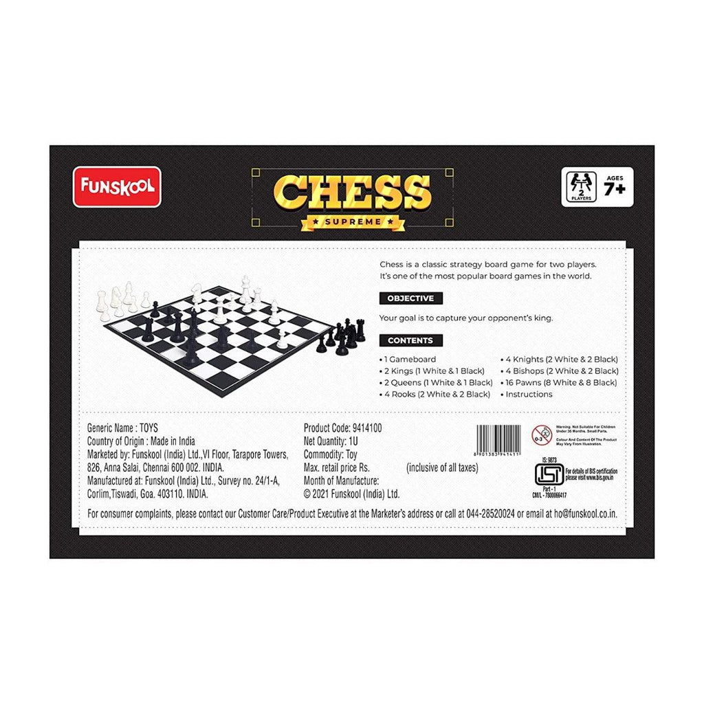 Funskool Chess Supreme, War & Strategy Board Game Age- 7 Years & Above