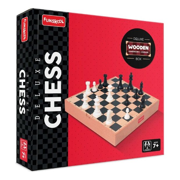 Funskool Deluxe Chess Board Game Multicolor Age- 7 Years & Above