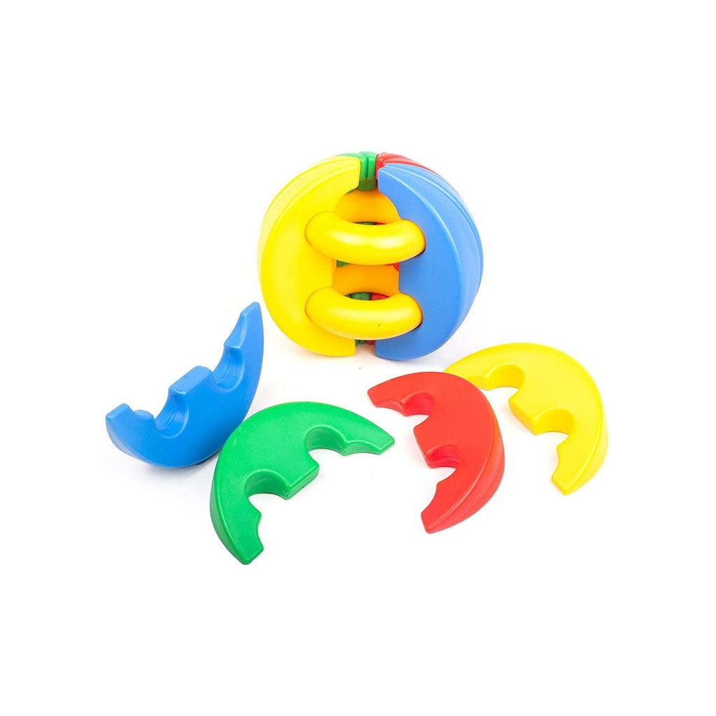 Funskool Giggles Activity Ball With 12 Colourful Shapes Multicolor Age- 18 Months & Above