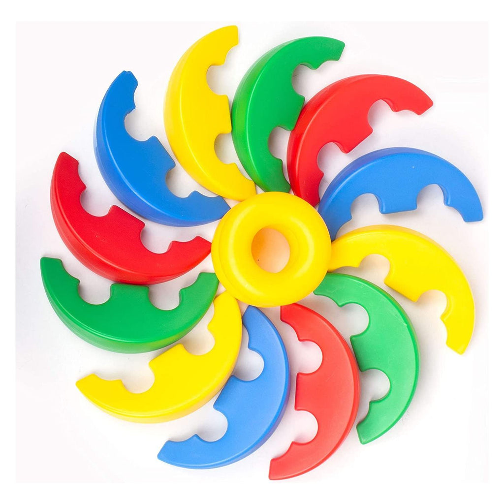 Funskool Giggles Activity Ball With 12 Colourful Shapes Multicolor Age- 18 Months & Above
