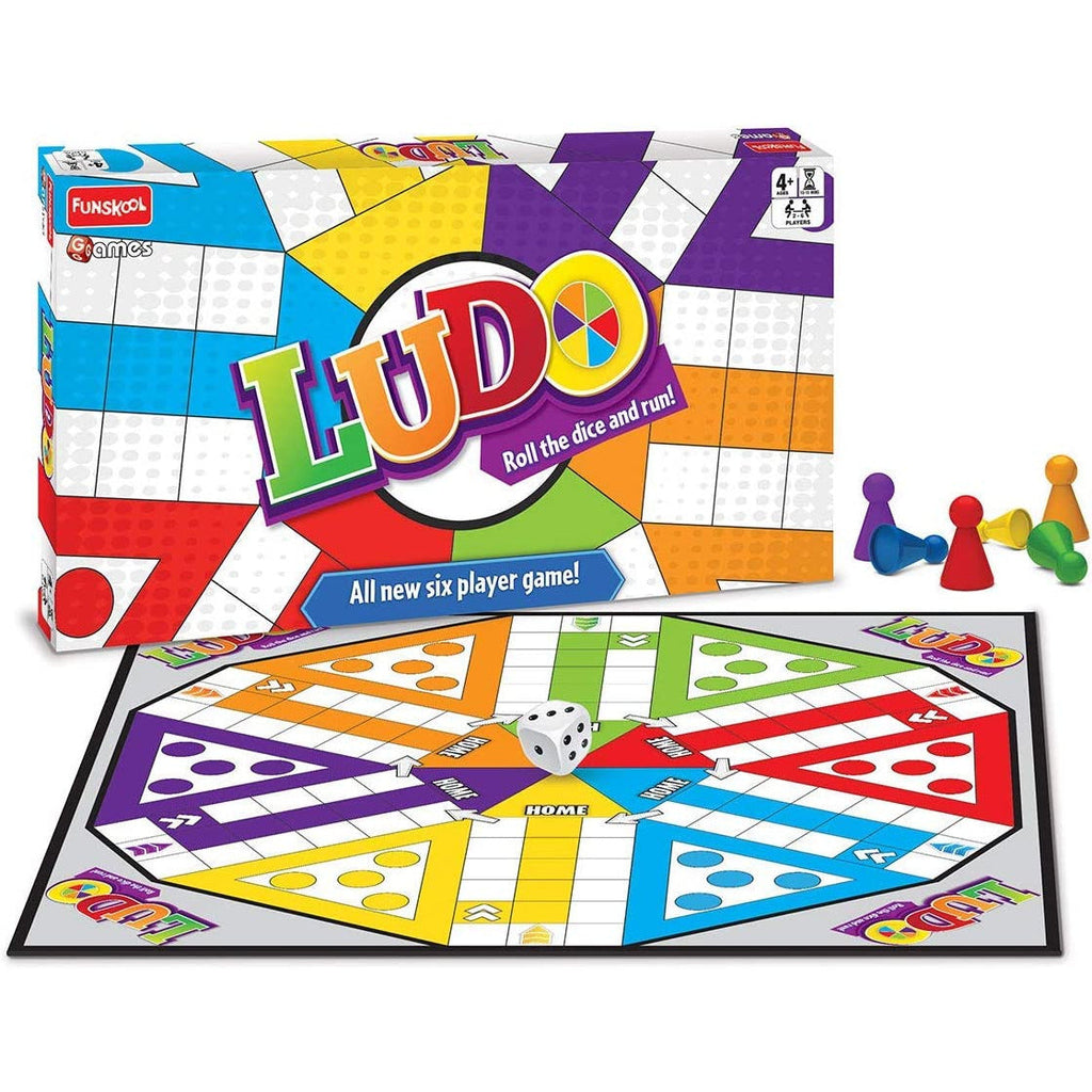 Funskool Ludo Family Board Game Multicolor Age- 4 Years & Above