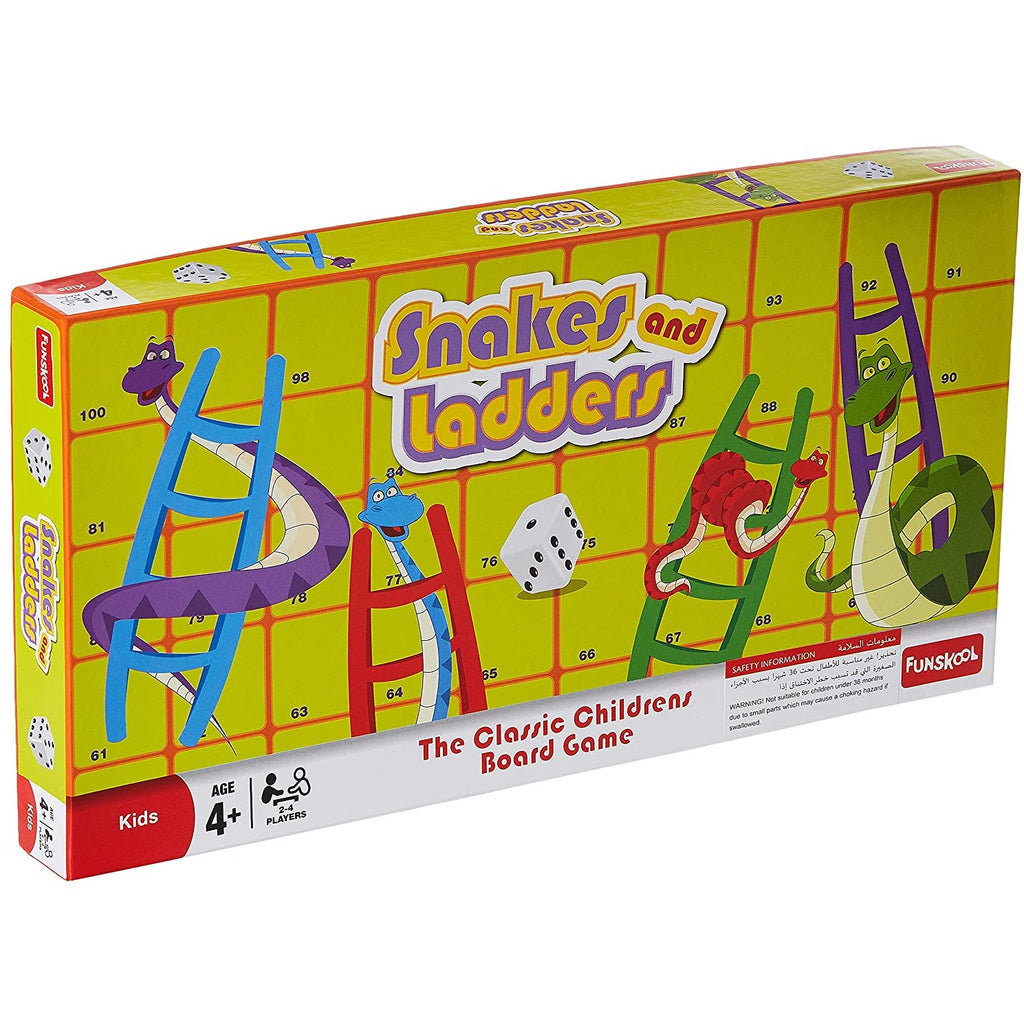 Funskool Snake And Ladders Family Board Game Multicolor Age- 4 Years & Above