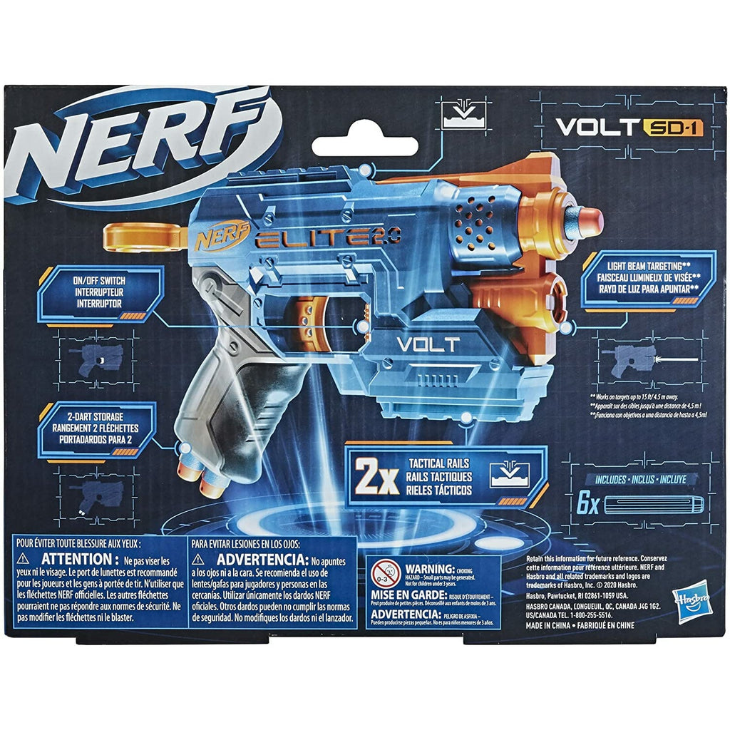 Hasbro Nerf Elite 2.0 Volt Nerf SD-1 Blaster 8Y+