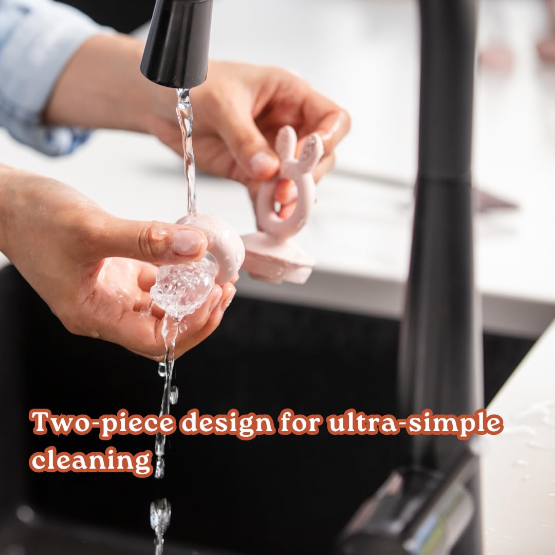 Haakaa Freeze-N-Feed Mini Combo with Silicone Food Feeder & Silicone Mini Nibble Feeder + Pea Green Tray Pea Green  Age- 3 Months & Above