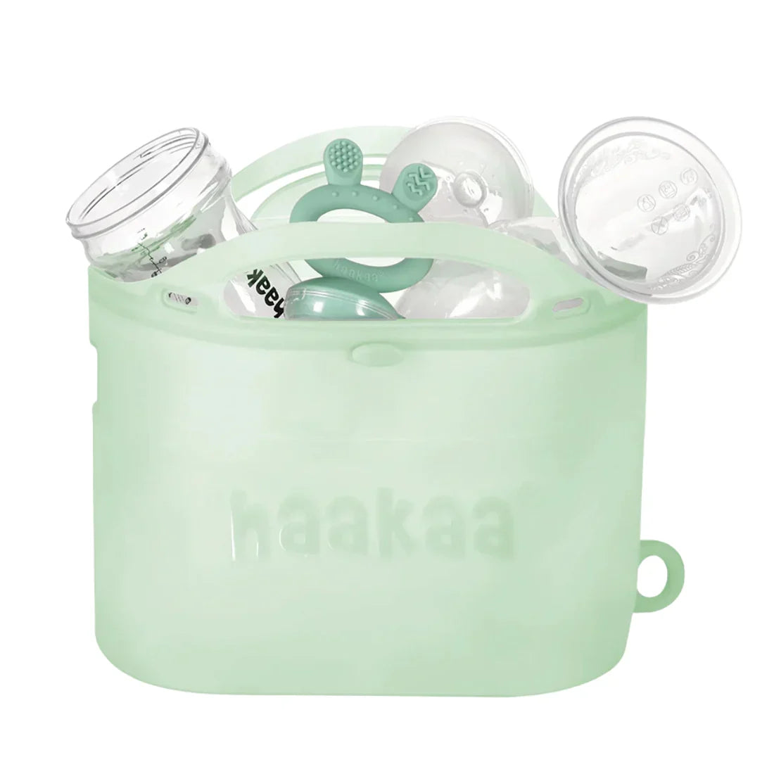 Haakaa Multipurpose Steamer & Steriliser Bag - Lime - 1pc - 2000ml  Age- Newborn & Above