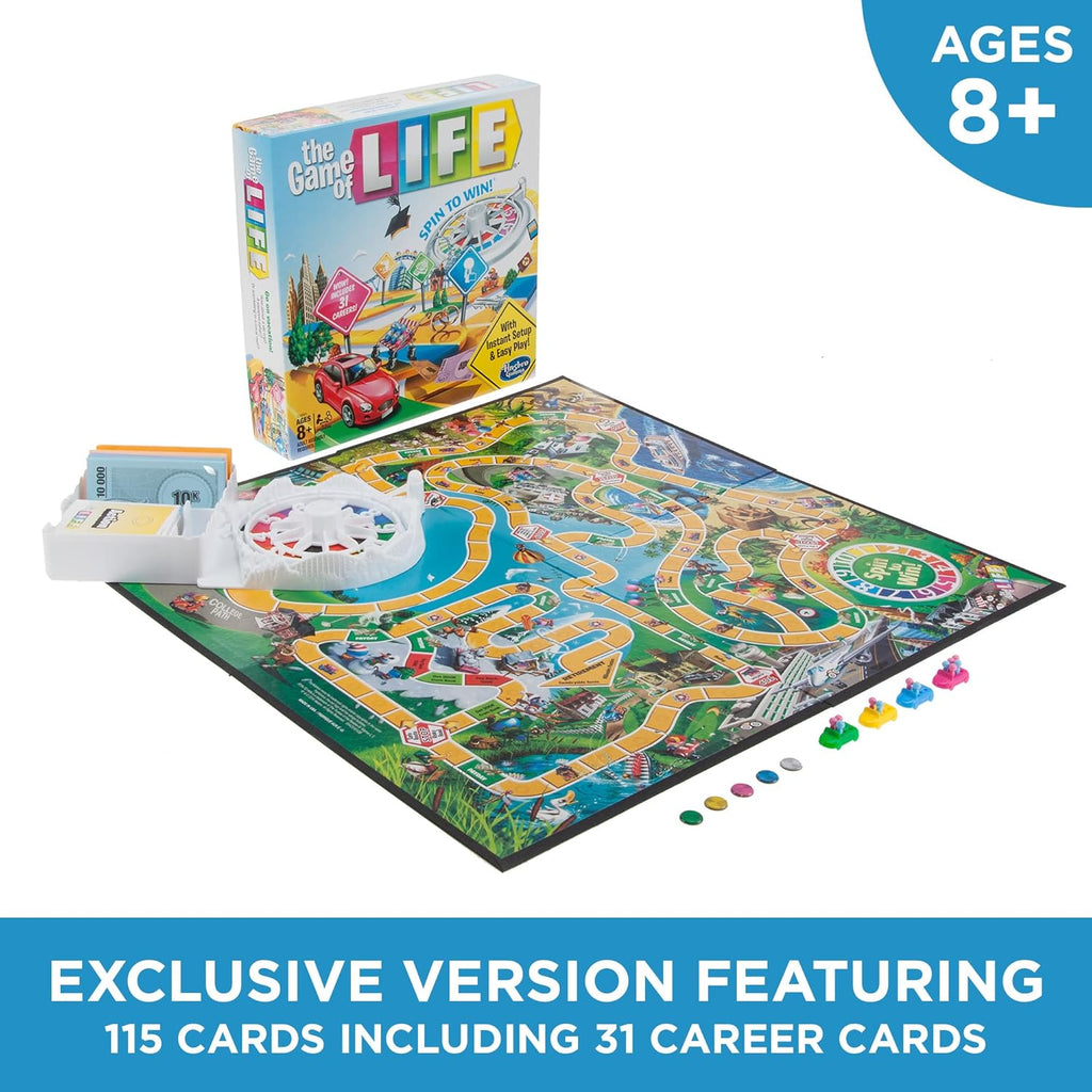 Hasbro Game Of Life Classic Board Game Age- 8 Years & Above