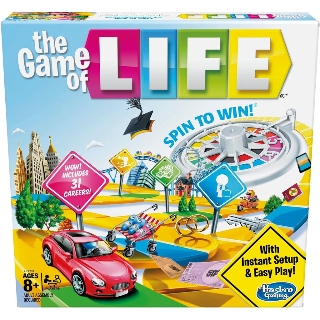 Hasbro Game Of Life Classic Board Game Age- 8 Years & Above