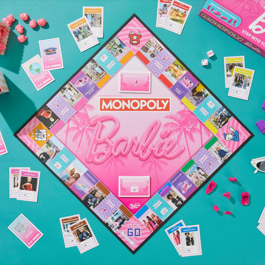 Hasbro Monopoly Barbie Board Game Age- 8 Years & Above