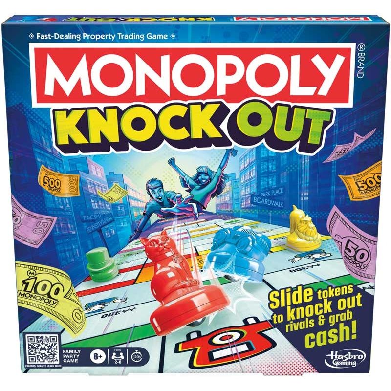 Hasbro Monopoly Knockout Board Game Age- 8 Years & Above