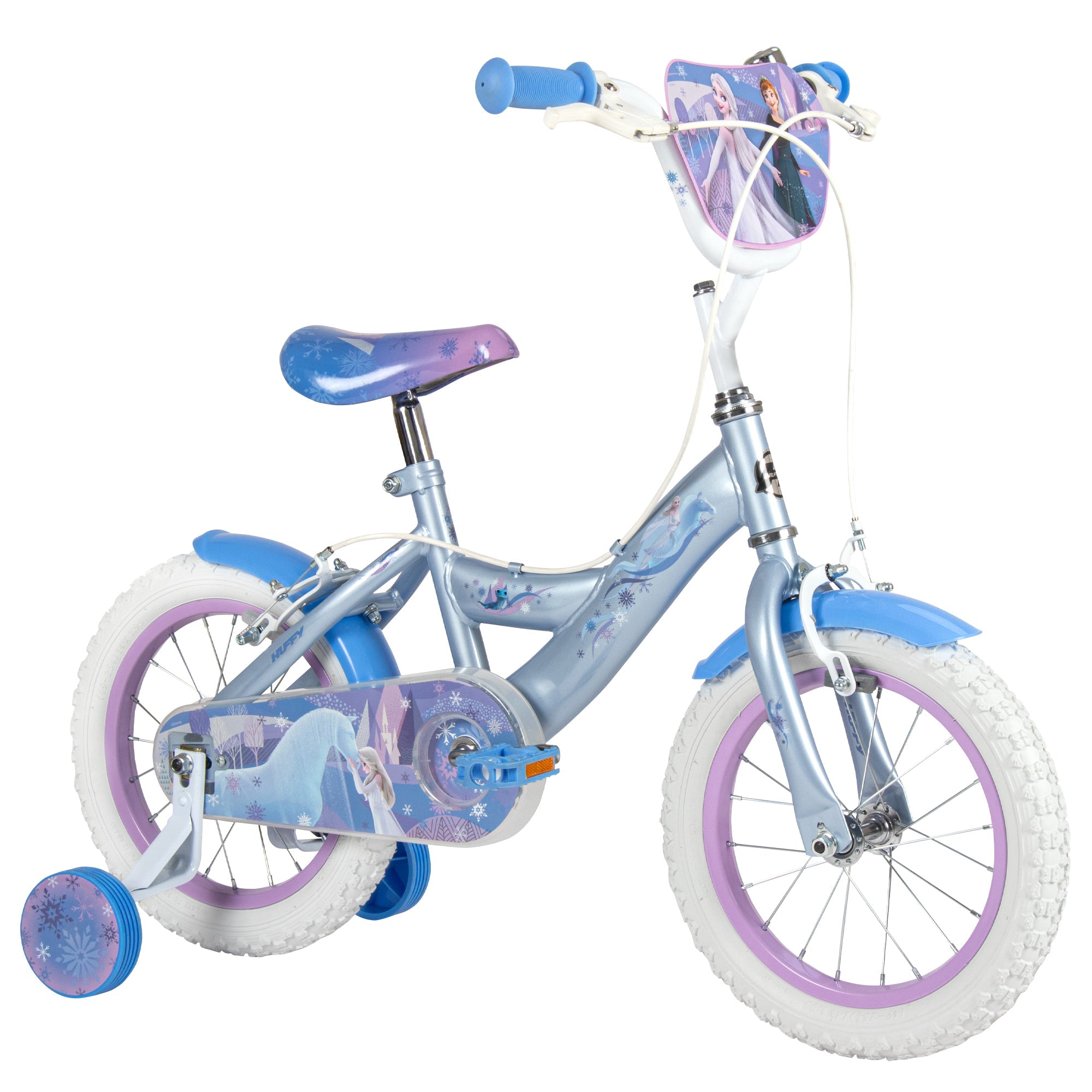 Huffy Disney Frozen 14-Inch Kids Bicycle with Training Wheels Blue 24995W Age- 4 Years to 6 Years