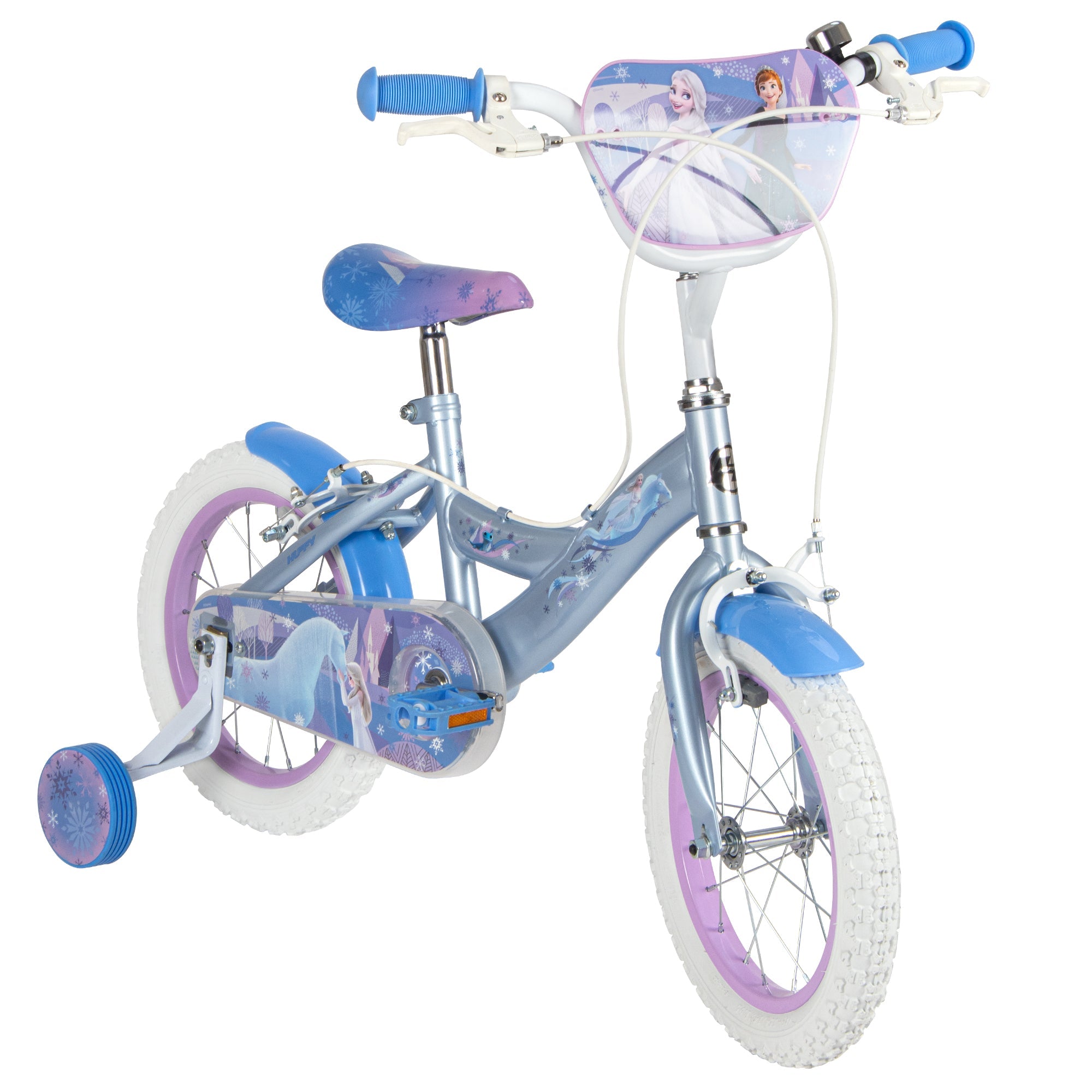 Huffy Disney Frozen 14-Inch Kids Bicycle with Training Wheels Blue 24995W Age- 4 Years to 6 Years