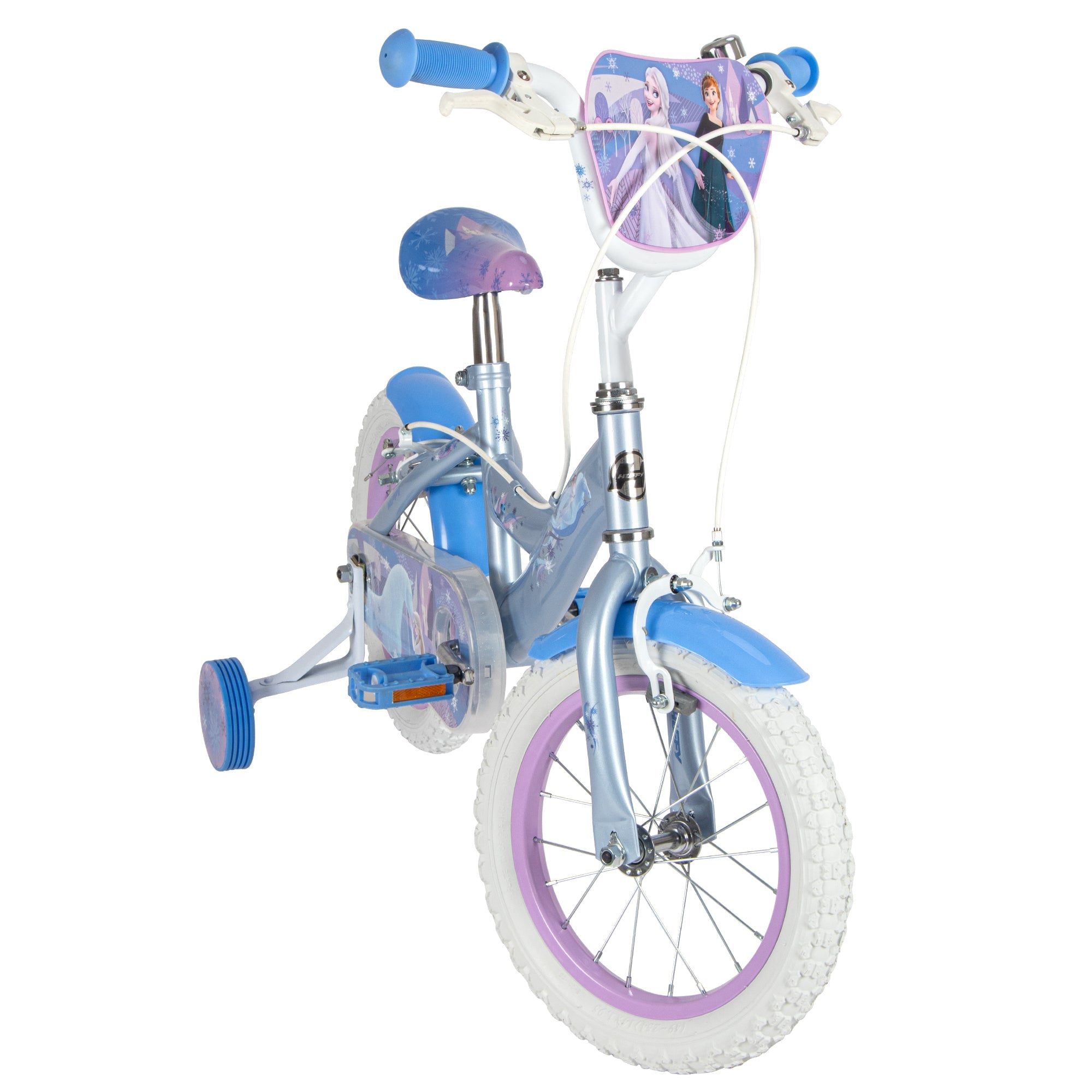 Huffy Disney Frozen 14-Inch Kids Bicycle with Training Wheels Blue 24995W Age- 4 Years to 6 Years