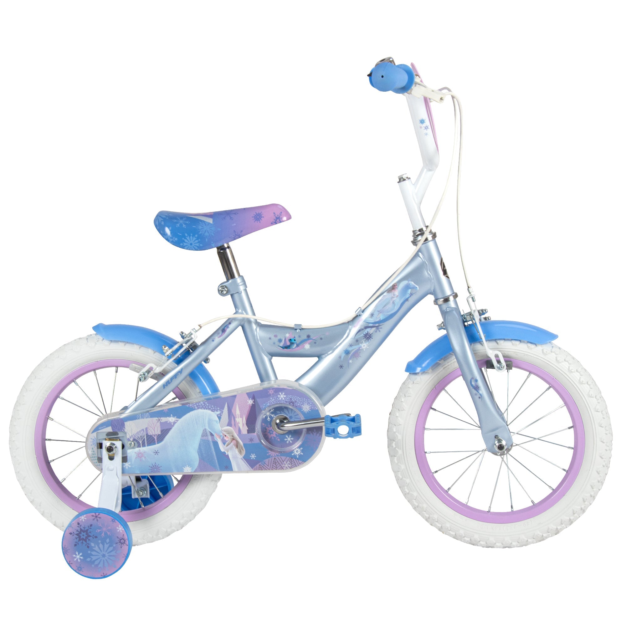 Huffy Disney Frozen 14-Inch Kids Bicycle with Training Wheels Blue 24995W Age- 4 Years to 6 Years