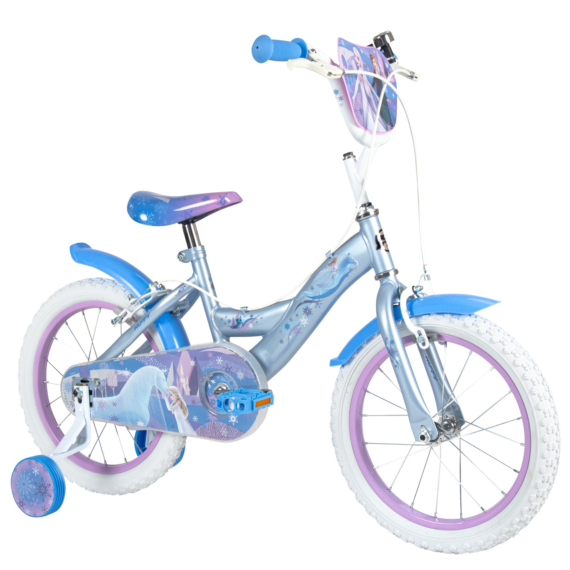 Huffy Disney Frozen 16-Inch Kids Bicycle with Training Wheels Blue 21445W Age- 4 Years to 6 Years