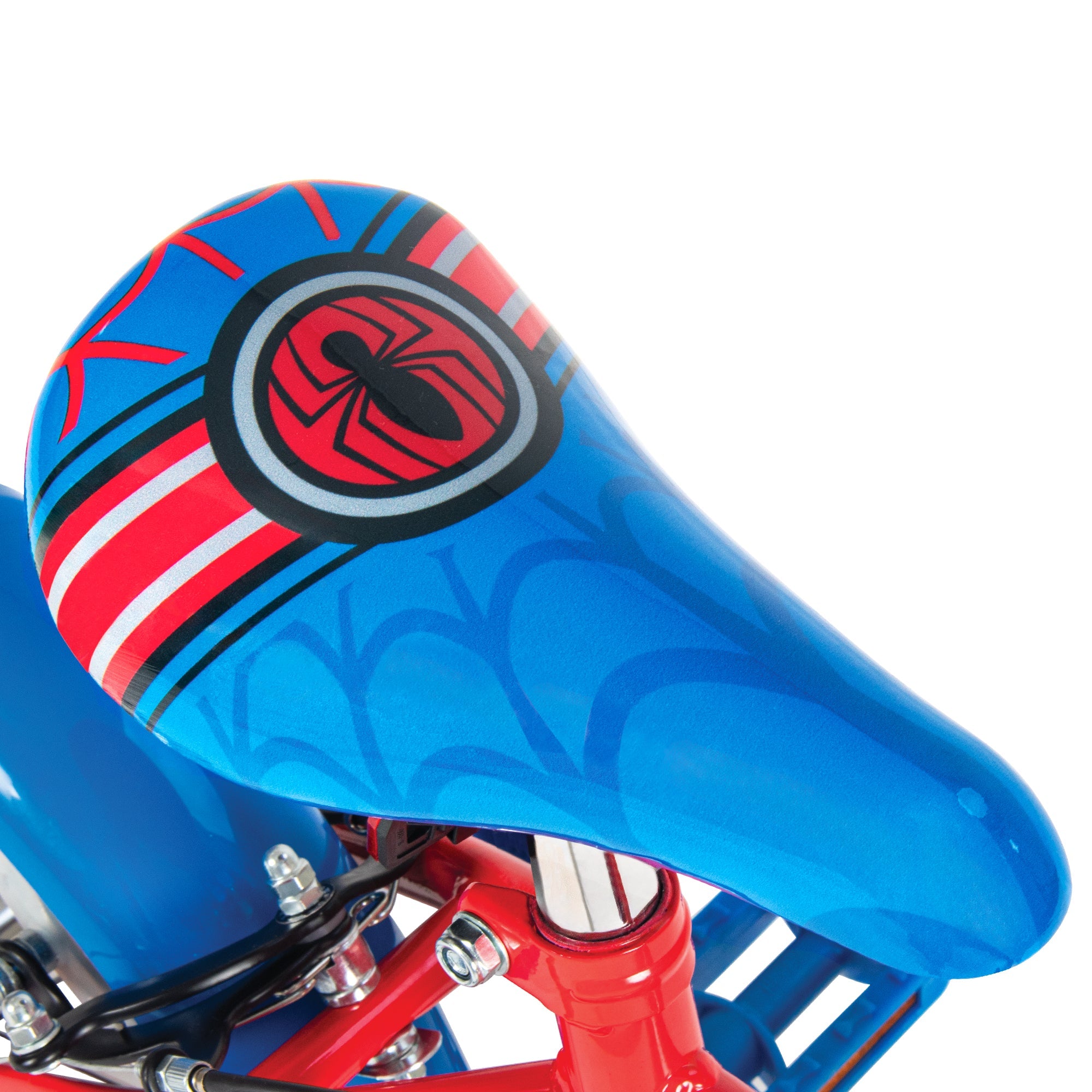 Huffy Marvel SpiderMan 14-Inch Kids Bicycle with Training Wheels Blue/Red 24405W Age- 4 Years to 6 Years
