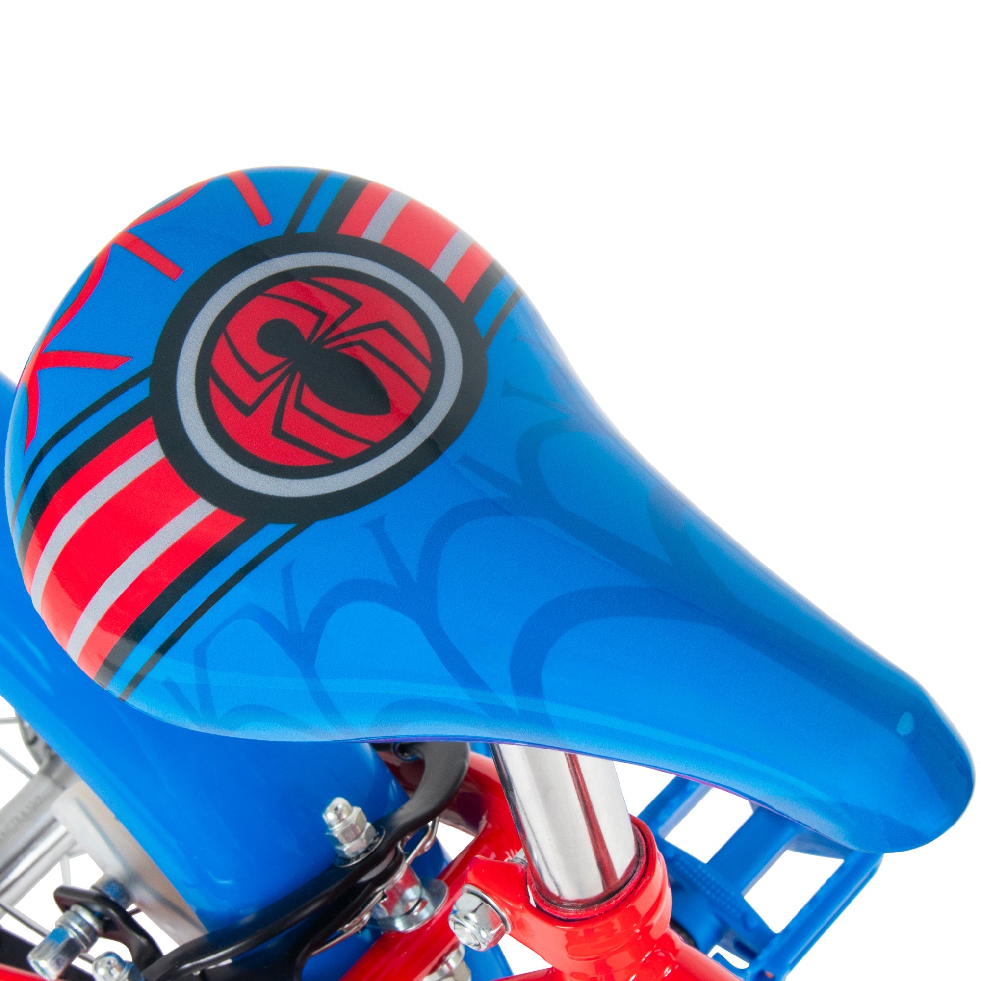 Huffy Marvel SpiderMan 16-Inch Kids Bicycle with Training Wheels Blue/Red 21905W Age- 4 Years to 6 Years