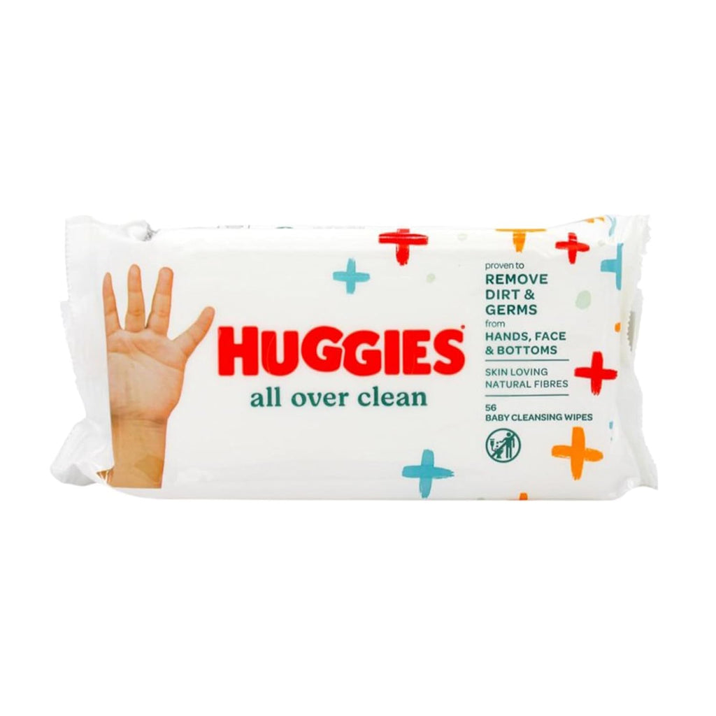 Huggies  All Over Clean Baby Wipes Pack of 56 Age- Newborn & Above