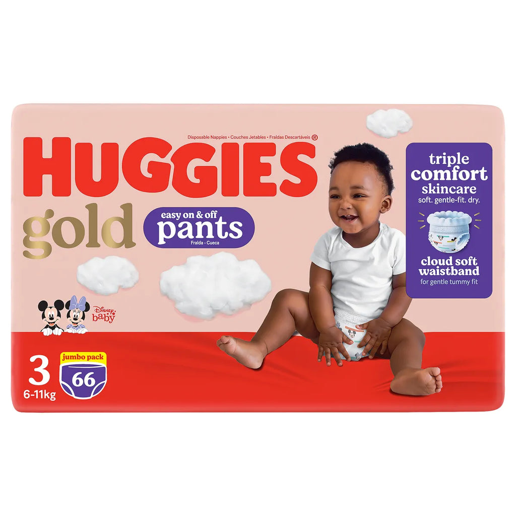 Huggies Jumbo Pant Diapers, Size 3, 6-11 kg, Jumbo Pack, 66 Diapers