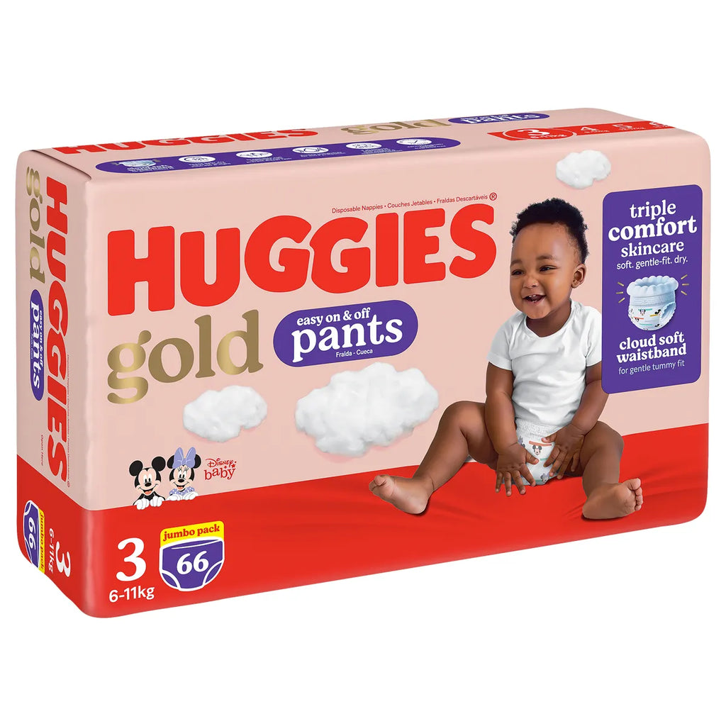 Huggies Jumbo Pant Diapers, Size 3, 6-11 kg, Jumbo Pack, 66 Diapers