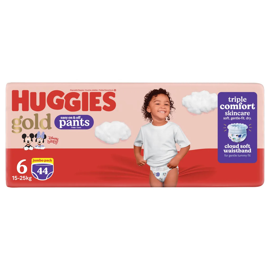 Huggies Jumbo Pant Diapers, Size 6, 15-25 kg, Jumbo Pack, 44 Diapers