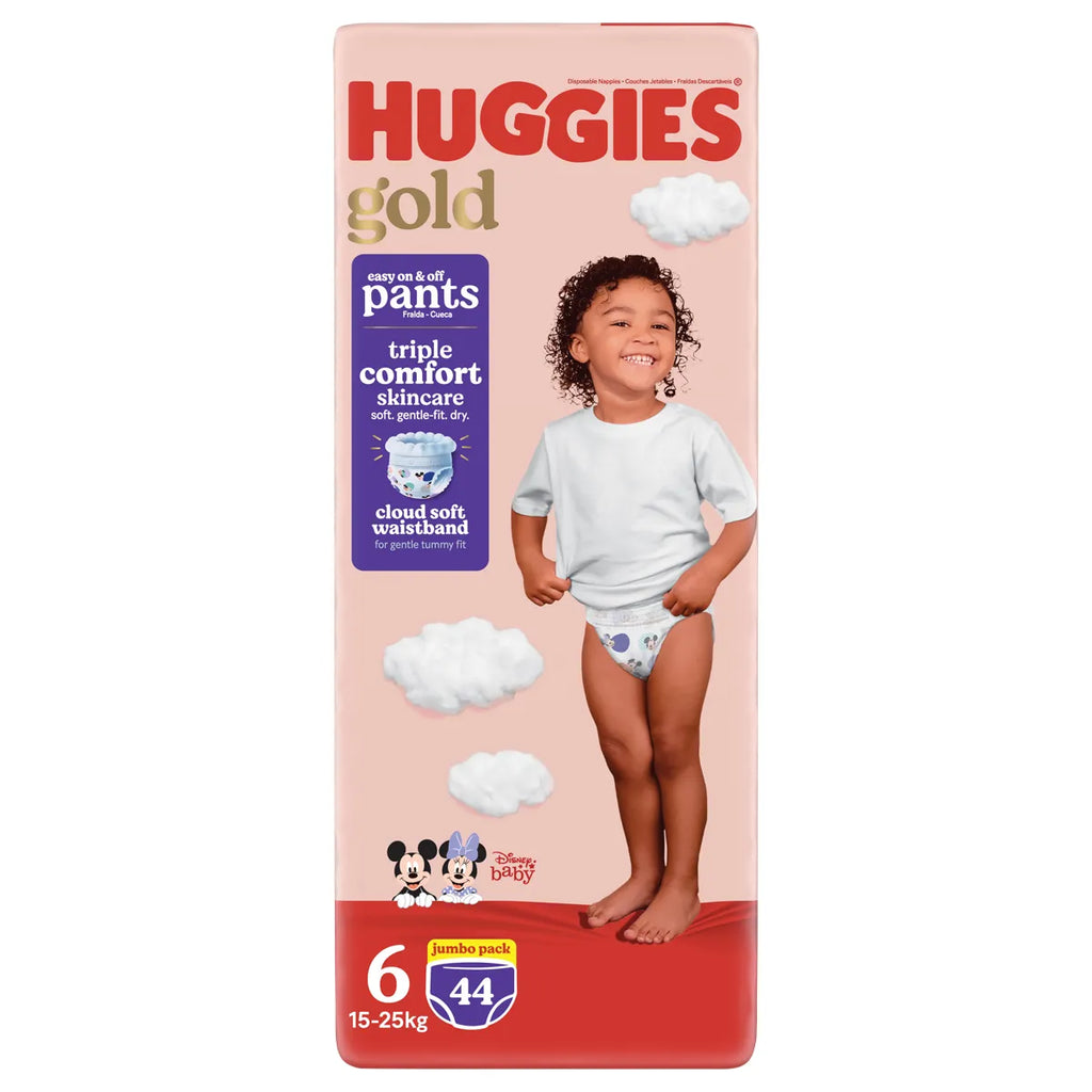 Huggies Jumbo Pant Diapers, Size 6, 15-25 kg, Jumbo Pack, 44 Diapers
