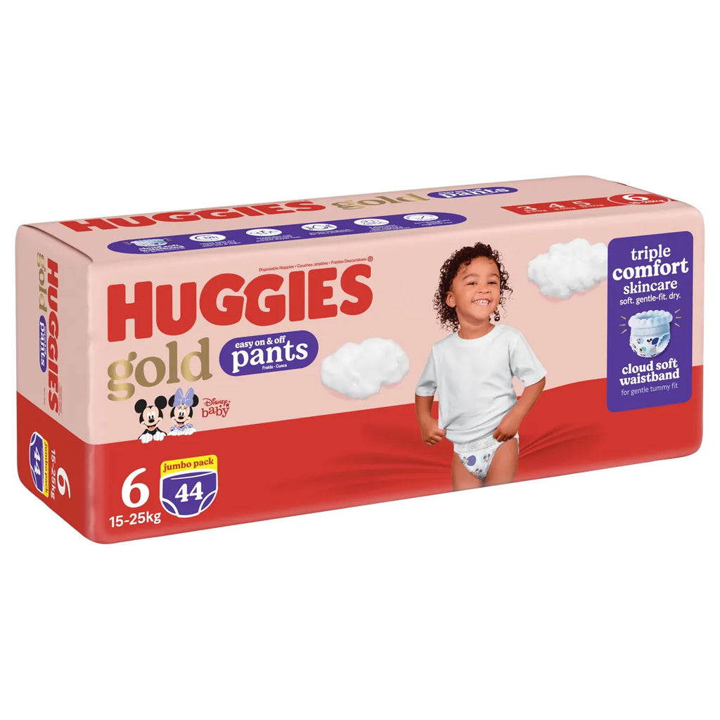 Huggies Jumbo Pant Diapers, Size 6, 15-25 kg, Jumbo Pack, 44 Diapers
