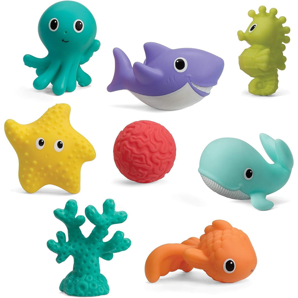 Infantino- Senso' Plug & Squirt Aquarium Multicolor Age- 3 Months & Above 