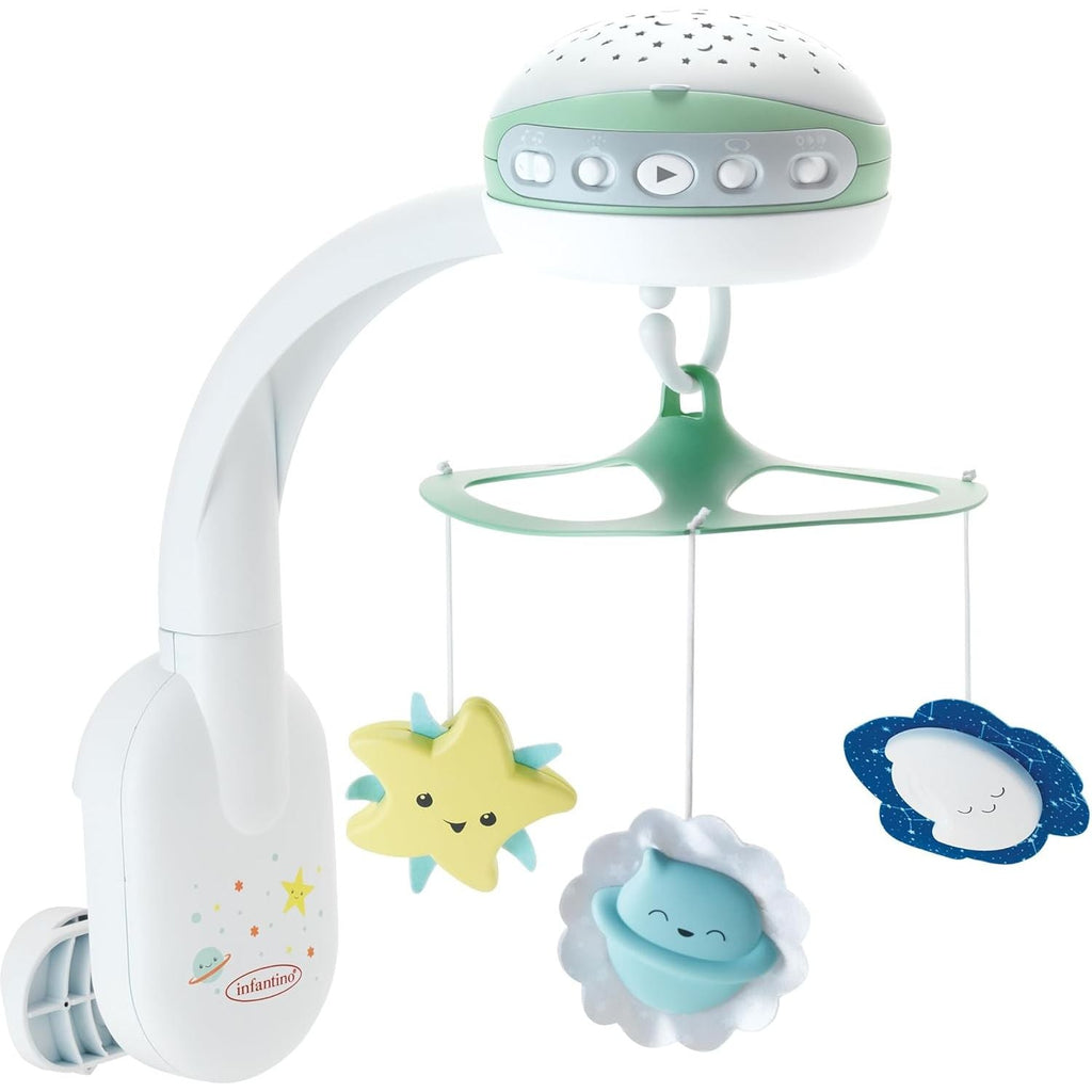 Infantino 3-In-1 Projector Musical Mobile Carousel Multicolor Age- Newborn & Above