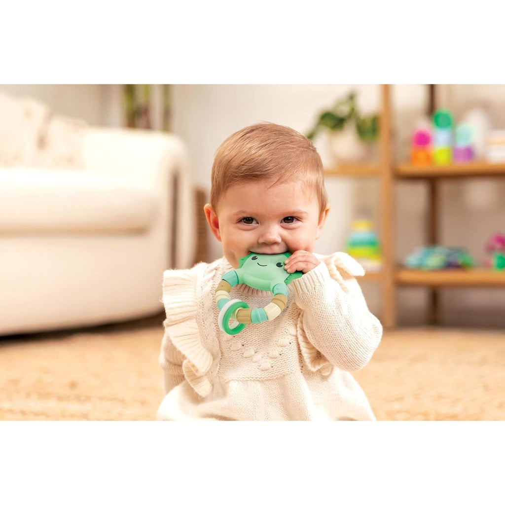 Infantino Baby Dino Teether GreyGreen Age- Newborn & Above