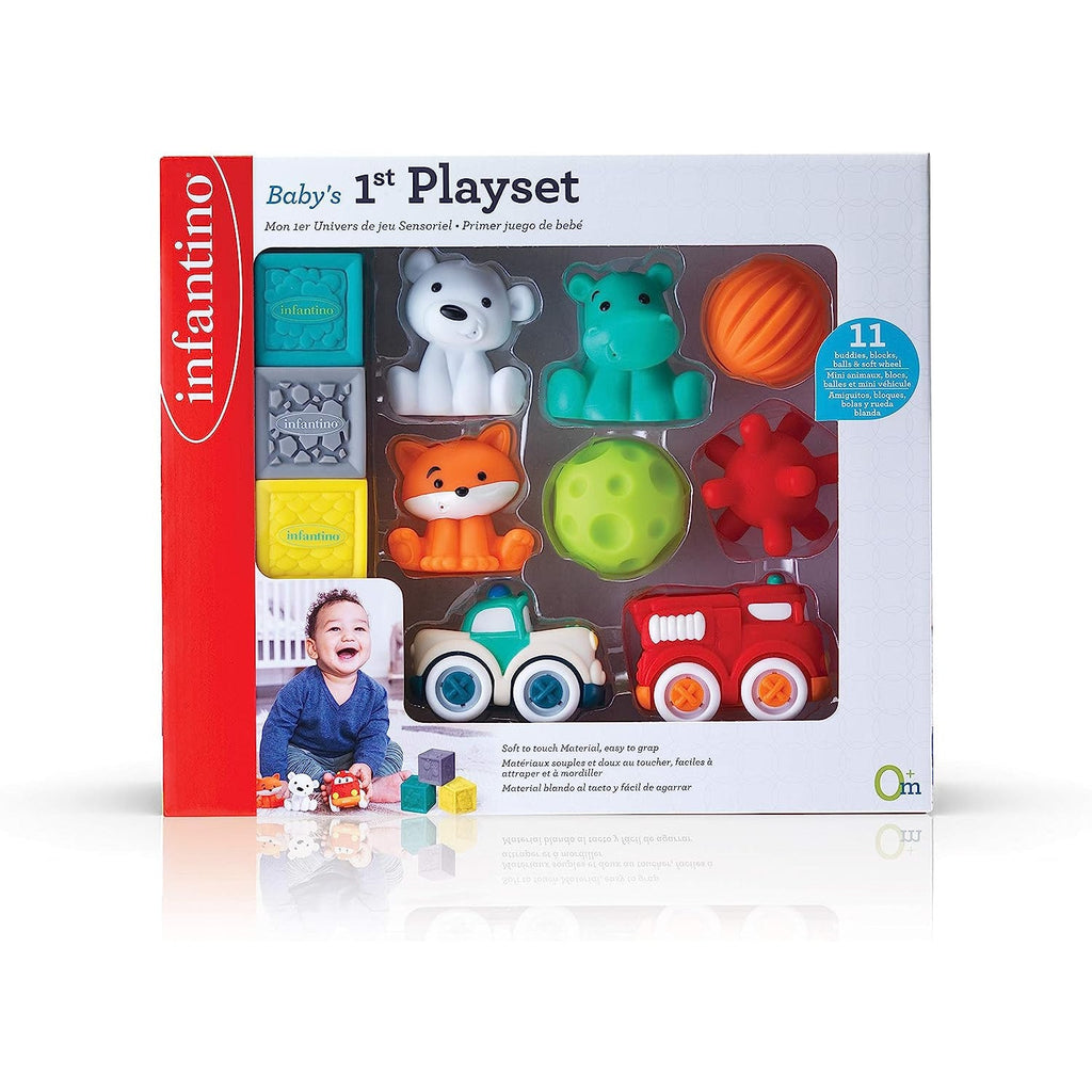 Infantino Baby's 1st Playset Multicolor Age- Newborn & Above